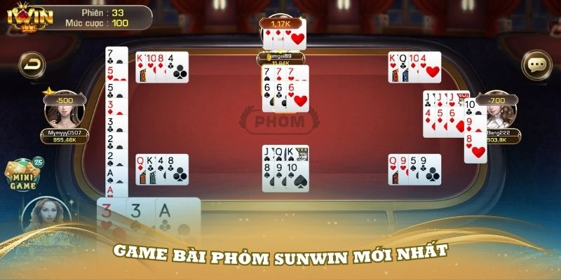 Giới thiệu về game bài Phỏm Sunwin mới nhất